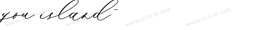 you island字体转换